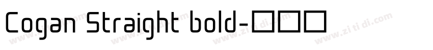 Cogan Straight bold字体转换 Cogan Straight bold字体转换